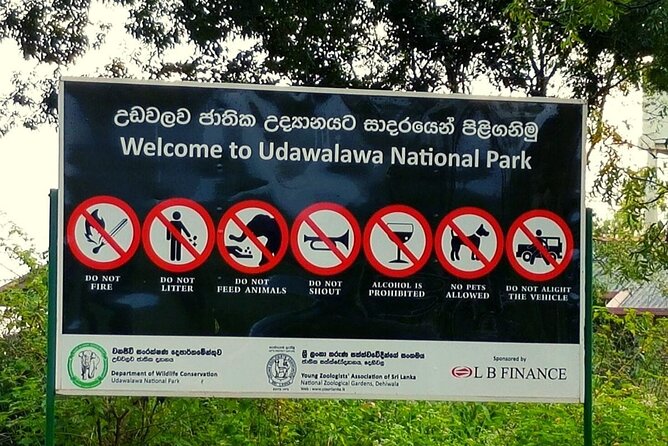 1 Day tour to Yala National Park or Udawalawe National Park - What the $85 price really covers