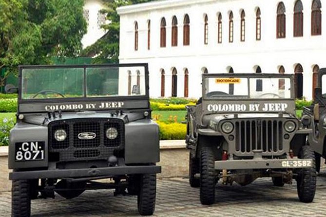 Colombo City Tour by War Jeep - What is included for $150 per person