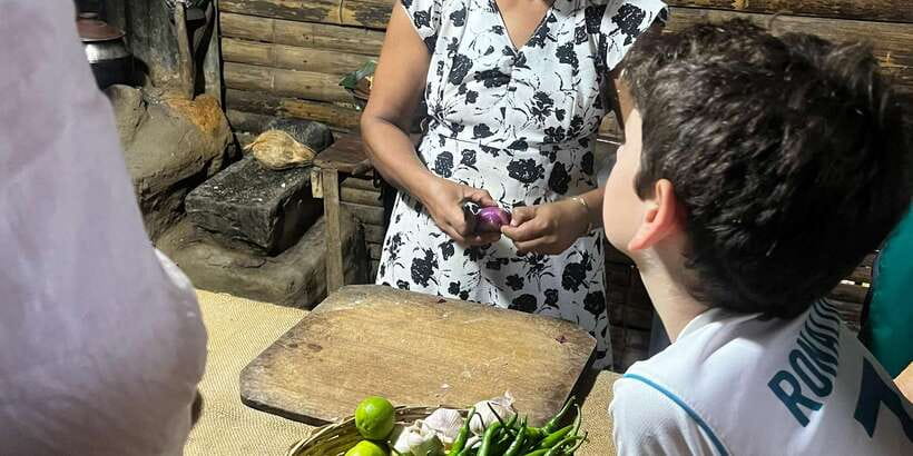 Ella: Traditional Sri Lankan Cooking Class - The shared banana-leaf meal