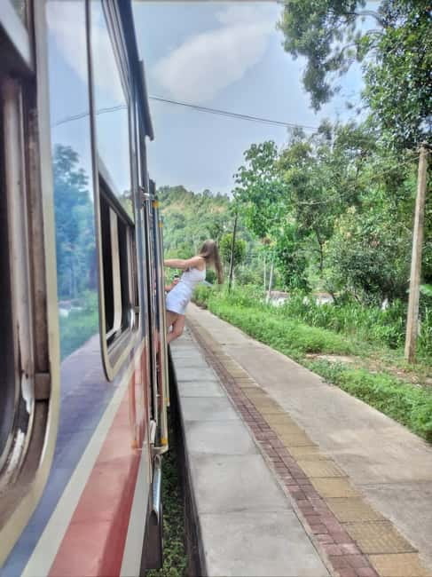 From Ella: Ella Unfogettable Day tour & Train Ride Tour - Pallawela Waterfall brings the active finish