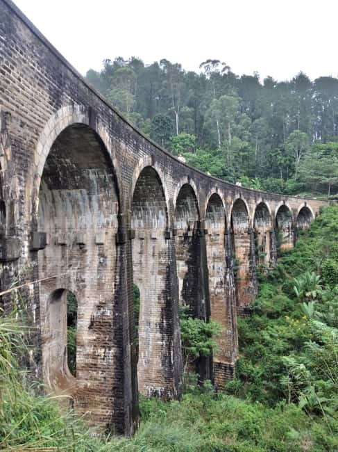 From Ella: Ella Unfogettable Day tour & Train Ride Tour - Nine Arch Bridge, seen from two angles