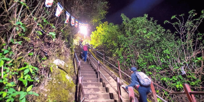 From Kandy: Adams Peak Guided hike via Peak Wilderness - The descent through Murray Estate