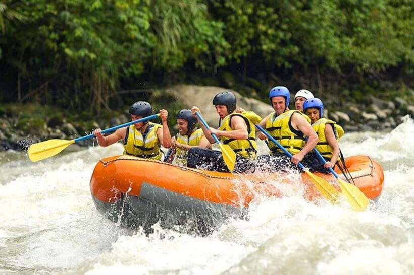 From Kandy: Kelani River White Water Rafting Day Trip - Tea tasting, herbs, wood carving, and Asgiriya Temple