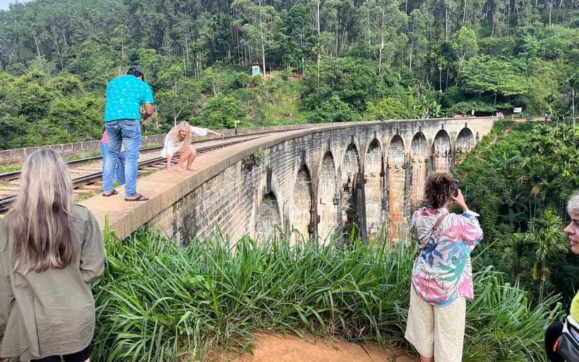From Nuwara Eliya: Ella City Tour with Little Adam's Peak - Ravana Falls, a brief roadside pause