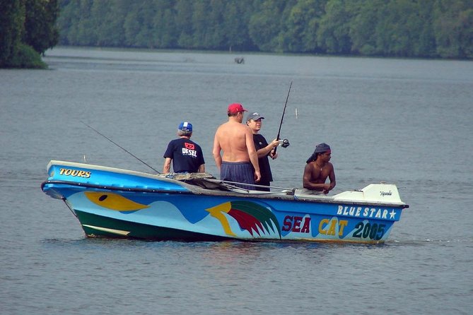 Lagoon Fishing in Bentota - A private boat is a real advantage