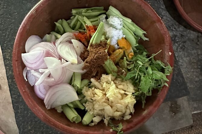 Organic Cooking Class sigiriya home Kitchen(Kumara & family) - Cooking several dishes over a wood stove