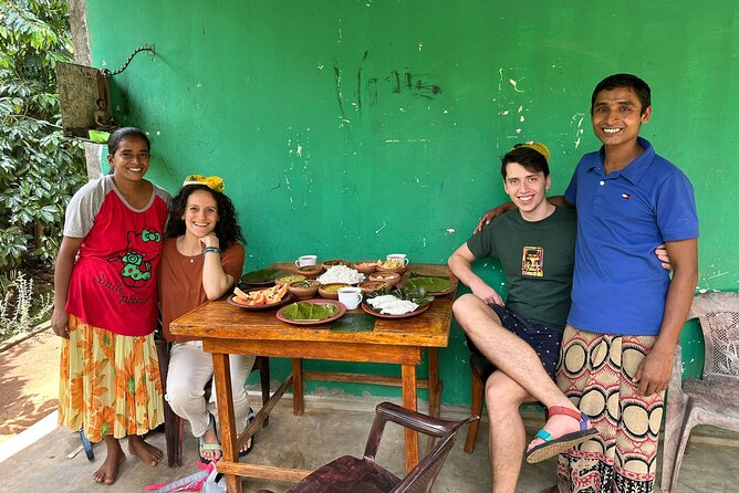 Organic cooking class sigiriya (kumara & family) - Cooking over the family’s wood fires