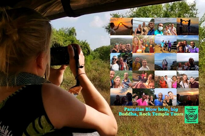 Paradise Blow Hole, Big Buddha, Rock Temple Tours - Three South Sri Lankan sights in one ride