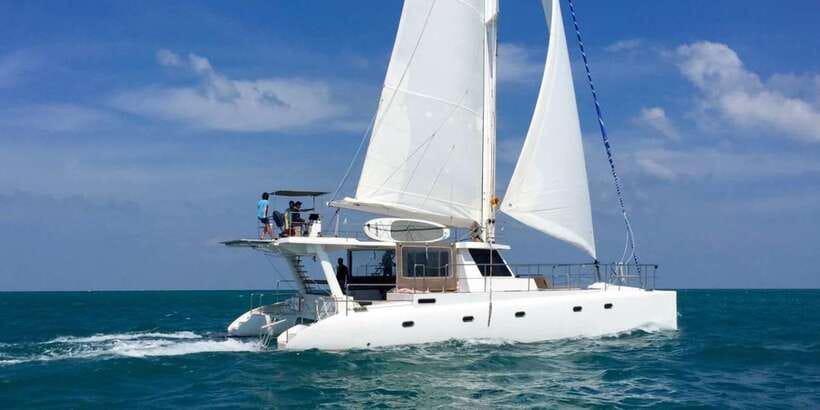 Sail Lanka Charter - Whale Watching Cruise In Mirissa - Heading toward Snake and Taprobane islands