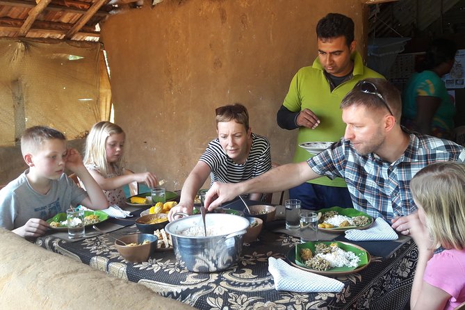 Sigiriya Cycle Tour: Explore Village Life in Sigiriya & Enjoy a Village Lunch - The lake view with Sigiriya Rock in the distance