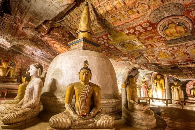 Tour to Dambulla Cave, Sigiriya and Pidurangala Rock from Kandy - Key points at a glance