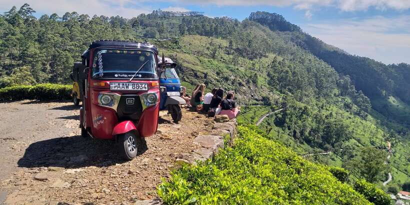 Tuk-Tuk Safari Liptons seat,Tea Fields Hike,TeaFactory Tour - Key points at a glance