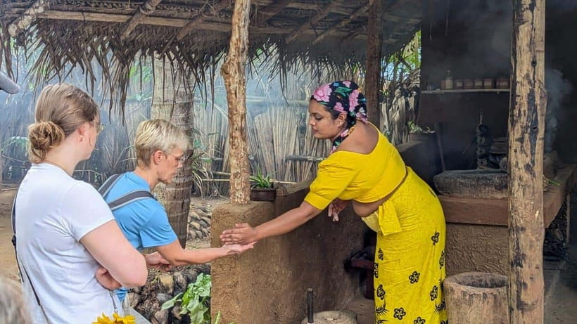 Udawalawe: Farm to Table Cooking & Authe: Village Experience - Picking vegetables from the garden
