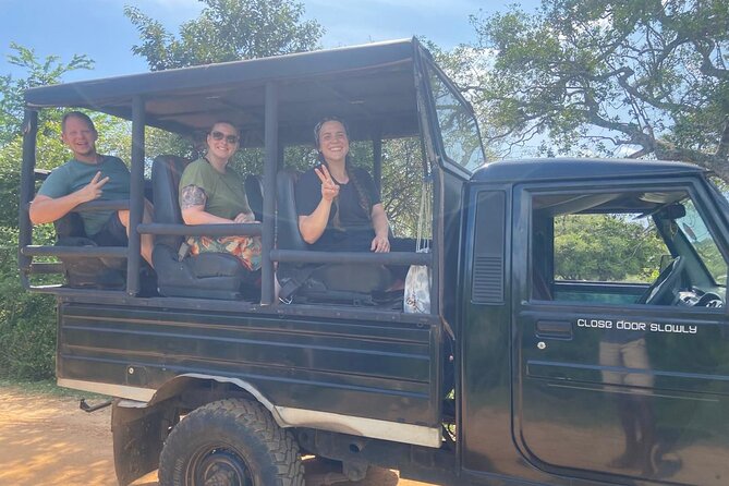 Yala Safari Half Day Tour - The Hilux jeep and a six-person group